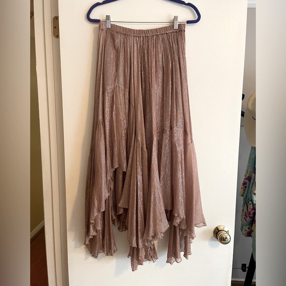 Stevie Nicks Shimmery Maxi Skirt